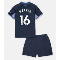 Tottenham Hotspur Timo Werner #16 Vonkajší Detský futbalový dres 2023-24 Krátky Rukáv (+ trenírky)